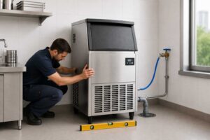 Step 4 - Position and Level the Ice Maker